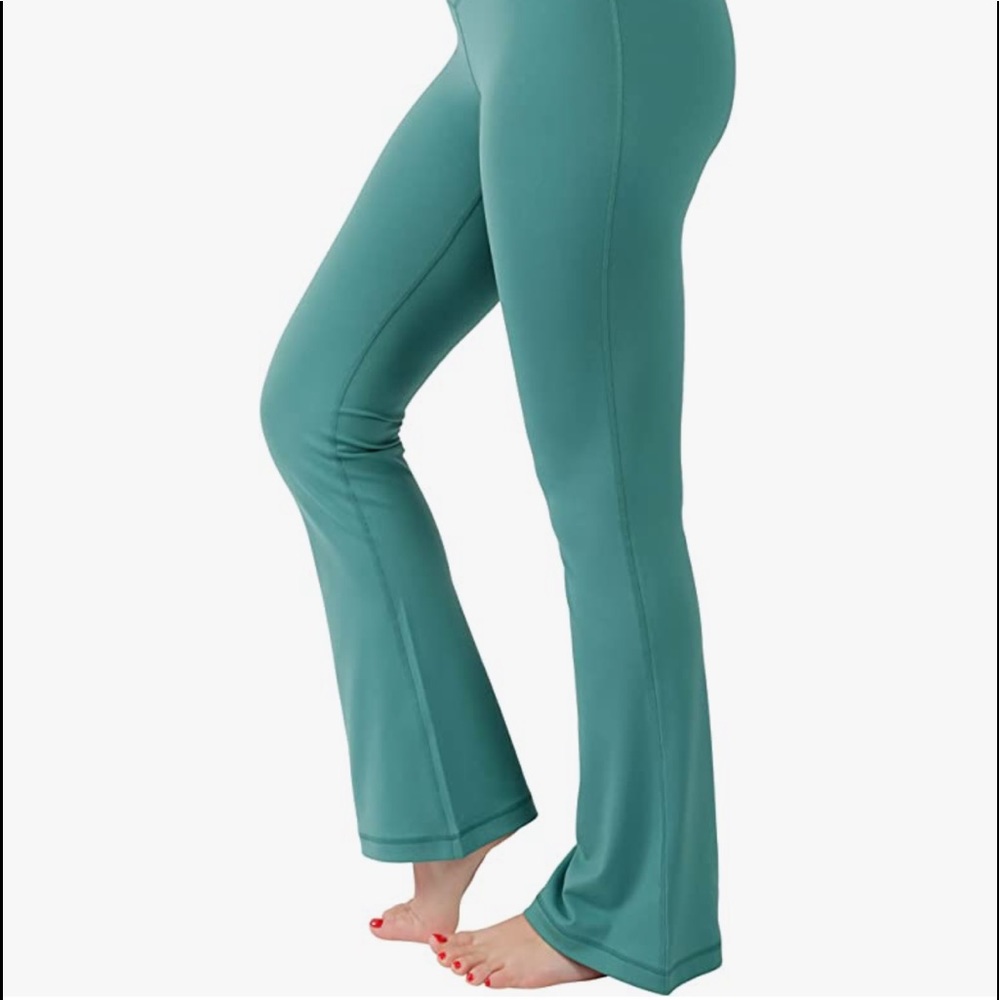 Yogalicious Teal Flared Leggings